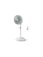 Rowenta Ventilateur sur pied Turbo Silence Compact 3D Blanc