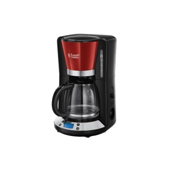 Russell Hobbs Cafetière filtre Colours Plus Rouge/Noir Russell Hobbs Cafetière filtre Colours Plus Rouge/Noir