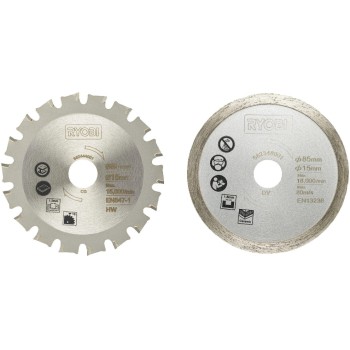 RYOBI Sägeblätter 2er-Set RAKMMS02K, Passend für RYOBI Multimaterialsäge RYOBI Sägeblätter 2er-Set RAKMMS02K, Passend für RYOBI Multimaterialsäge