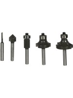 RYOBI 5-teiliges Fräserset 6 mm RAKRBS5, Passend für RYOBI Kantenfräser