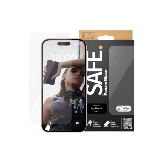SAFE. Protection d’écran Ultra Wide Fit iPhone 15