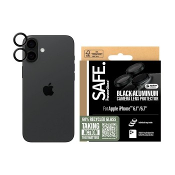 SAFE. Lens Protector iPhone 16 / 16 Plus Noir SAFE. Lens Protector iPhone 16 / 16 Plus Noir