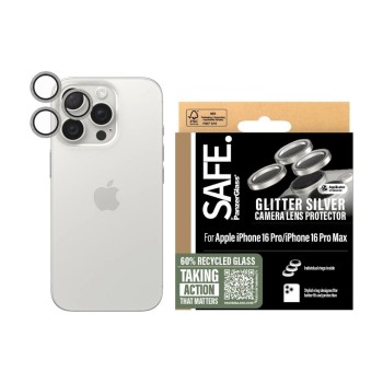 SAFE. Lens Protector iPhone 16 Pro / 16 Pro Max Argent SAFE. Lens Protector iPhone 16 Pro / 16 Pro Max Argent