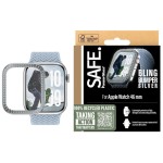 SAFE. Protection d'écran Bling Bumper Silver 46 mm