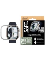 SAFE. Protection d'écran Bling Bumper Silver 46 mm