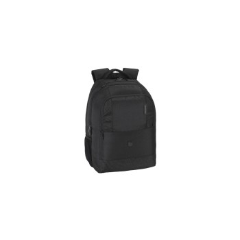 Safta Sac-à-dos pour ordinateur portable FC Barcelona, Polyester, 21 l, noir
