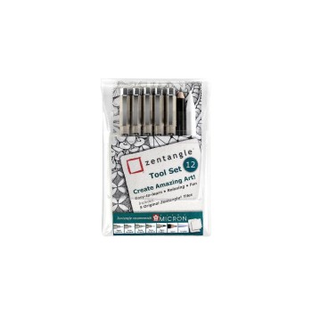 Sakura Fineliner Zentangle Tool Set 12 pièces Sakura Fineliner Zentangle Tool Set 12 pièces