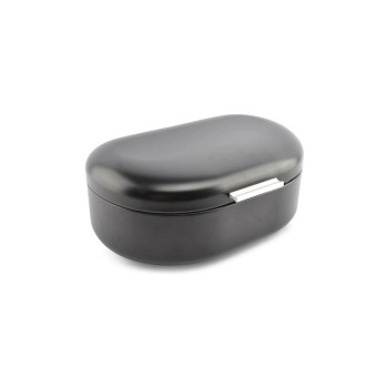 Salt & Pepper Huche à pain Crust Small 33,5 x 21 x 14,5 cm, Noir