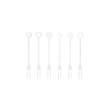 Sambonet Jeux de fourchettes Portafortuna 6-parties, Argenté Sambonet Jeux de fourchettes Portafortuna 6-parties, Argenté