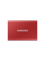SSD Samsung Port. SSD T7 500GB Metallic Red, USB 3.2 Gen.2, NVMe, 1050MB/s, 1000MB/s
