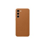 Samsung Coque arrière Leather Galaxy S23+ Marron