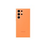 Samsung Coque arrière Silicone Galaxy S23 Ultra Orange