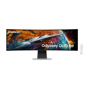 Samsung Curved 49, Odyssey OLED, Dual QHD, 5120x1140, 32:9, 240Hz, Smart, Speaker, IOT