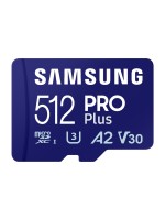 Samsung microSDXC Card Pro Plus 512GB, A2/V30, Lesen: 180MB/s, Schreiben: 130MB/s