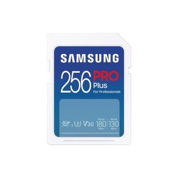 Samsung SDXC Card Pro Plus 256GB, A2/V30, Lesen: 180MB/s, Schreiben: 130MB/s Samsung SDXC Card Pro Plus 256GB, A2/V30, Lesen: 180MB/s, Schreiben: 130MB/s