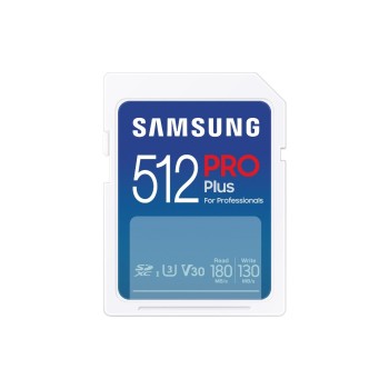 Samsung SDXC Card Pro Plus 512GB, A2/V30, Lesen: 180MB/s, Schreiben: 130MB/s Samsung SDXC Card Pro Plus 512GB, A2/V30, Lesen: 180MB/s, Schreiben: 130MB/s