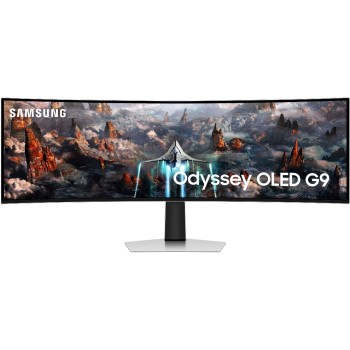 Samsung Curved 49, Odyssey OLED, Dual QHD, 5120x1140, 32:9, 240Hz, Speaker, no Smart