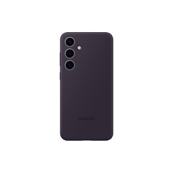 Samsung Coque arrière Silicone Galaxy S24+ Violet foncé
