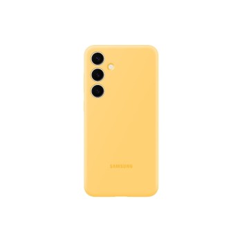 Samsung Coque arrière Silicone Galaxy S24+ Jaune