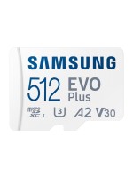 Samsung microSDXC Card Evo Plus 512GB, A2/V30, read: 160MB/s, write: 130MB/s