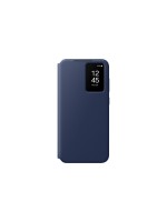 Samsung Coque arrière Smart View Wallet Galaxy S24 FE Bleu