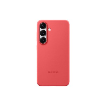 Samsung Coque arrière Silicone Galaxy S25 Rouge