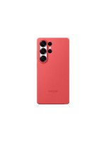 Samsung Coque arrière Silicone Galaxy S25 Ultra Rouge