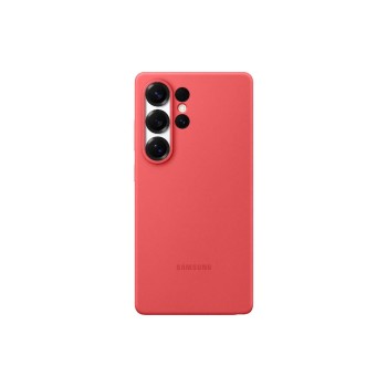 Samsung Coque arrière Silicone Galaxy S25 Ultra Rouge