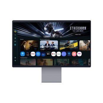 Samsung LS32FM900SUXEN, 32, silver, 3840x2160, OLED, SMART, CAM, AI, USB-C 90W Samsung LS32FM900SUXEN, 32, silver, 3840x2160, OLED, SMART, CAM, AI, USB-C 90W