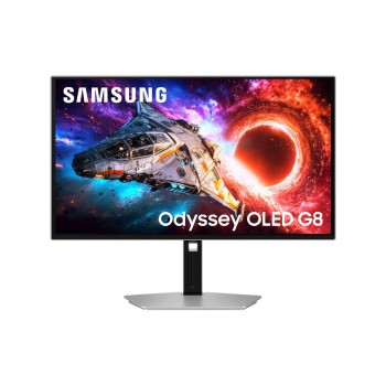 Samsung Moniteur Odyssey G80SH OLED, 4K UHD, 240 Hz, argent