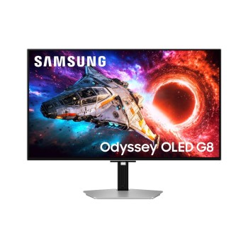 Samsung Odyssey G80HF, 32 flat, silver, 4k, 3840 x 2160, QD-OLED, 240Hz, 300 cd/m2