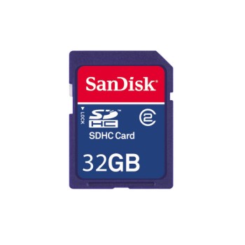 SDHC Card 32GB, SanDisk Class 4, mind. 4MB/sec SDHC Card 32GB, SanDisk Class 4, mind. 4MB/sec