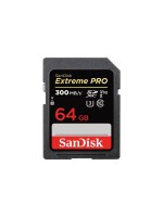 SanDisk SDXC Card Extreme PRO UHS-II 64GB, read 300MB/sec, write 260MB/s
