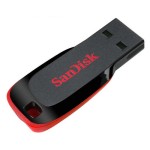 USB Cruzer Blade 32GB, SanDisk, noir USB 2.0, ohne Abdeckung