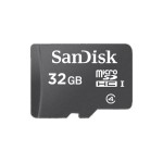 microSDHC Card 32GB, SanDisk Class 2, ohne SD-Adapter