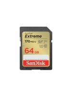 SanDisk SDXC Card Extreme 64GB, Lesen 170MB/s, Schreiben 80MB/s