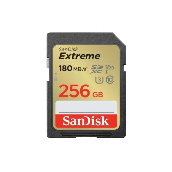 SanDisk SDXC Card Extreme 2568GB, Lesen 180MB/s, Schreiben 130MB/s SanDisk SDXC Card Extreme 2568GB, Lesen 180MB/s, Schreiben 130MB/s