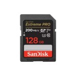 SanDisk SDXC Card Extreme Pro 128GB, read 200MB/s, write 140MB/s