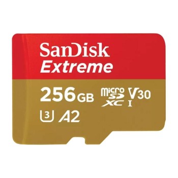SanDisk microSDXC Card Extreme 256GB, Lesen 190MB/s, Schr. 130MB/s, inkl. Adapter SanDisk microSDXC Card Extreme 256GB, Lesen 190MB/s, Schr. 130MB/s, inkl. Adapter