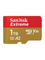 SanDisk microSDXC Card Extreme 1TB, read 190MB/s, Schr. 130MB/s, with Adapter