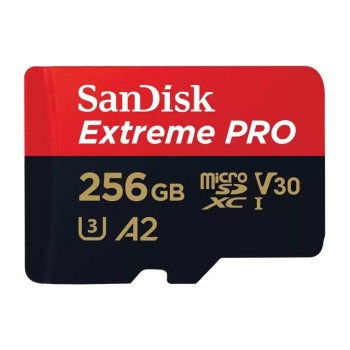 SanDisk microSDXC Card Extreme Pro 256GB, Lesen 200MB/s, Schr. 140MB/s, inkl. Adapter SanDisk microSDXC Card Extreme Pro 256GB, Lesen 200MB/s, Schr. 140MB/s, inkl. Adapter