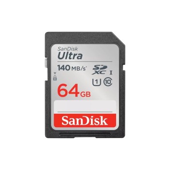 SanDisk SDXC Card Ultra 64GB, Lesen 140MB/s, UHS-I U1 , Class 10 SanDisk SDXC Card Ultra 64GB, Lesen 140MB/s, UHS-I U1 , Class 10