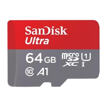 SanDisk microSDXC Card Ultra 64GB, UHS-I U1, Lesen 140MB/s, inkl. SD-Adapter SanDisk microSDXC Card Ultra 64GB, UHS-I U1, Lesen 140MB/s, inkl. SD-Adapter