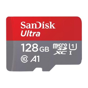 SanDisk microSDXC Card Ultra 128GB, UHS-I U1, Lesen 140MB/s, inkl. SD-Adapter SanDisk microSDXC Card Ultra 128GB, UHS-I U1, Lesen 140MB/s, inkl. SD-Adapter
