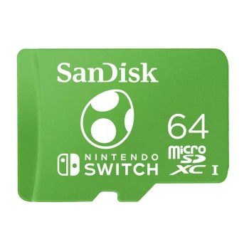 SanDisk microSDXC Card Nintendo Switch 64GB, Yoshi,U3, lesen 100MB/sec, schreiben 60MB/s SanDisk microSDXC Card Nintendo Switch 64GB, Yoshi,U3, lesen 100MB/sec, schreiben 60MB/s