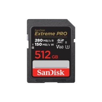 SanDisk SDXC Card Extreme PRO UHS-II 512GB, lesen 280MB/sec, schreiben 150MB/s SanDisk SDXC Card Extreme PRO UHS-II 512GB, lesen 280MB/sec, schreiben 150MB/s