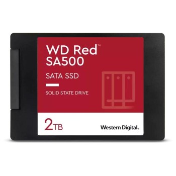 WD Red SA500 NAS 2TB 2.5, SATA 6GB/s, 560MB/s (l), 530MB/s (s), 7mm WD Red SA500 NAS 2TB 2.5, SATA 6GB/s, 560MB/s (l), 530MB/s (s), 7mm