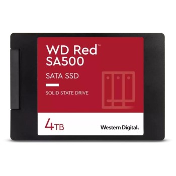 WD Red SA500 NAS 4TB 2.5, SATA 6GB/s, 560MB/s (l), 530MB/s (s), 7mm WD Red SA500 NAS 4TB 2.5, SATA 6GB/s, 560MB/s (l), 530MB/s (s), 7mm