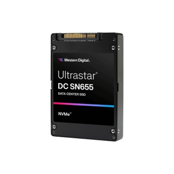 WD DC SN655 15.36TB 2.5 U.3, NVMe, U.3 15mm, 6800MB/s (l), 3700MB/s (s) WD DC SN655 15.36TB 2.5 U.3, NVMe, U.3 15mm, 6800MB/s (l), 3700MB/s (s)