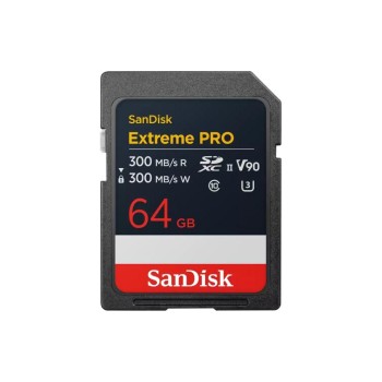 SanDisk SDXC Card Extreme PRO UHS-II 64GB, lesen 300MB/sec, schreiben 300MB/s SanDisk SDXC Card Extreme PRO UHS-II 64GB, lesen 300MB/sec, schreiben 300MB/s